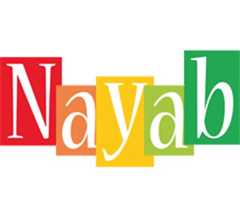 Nayab Logo | Name Logo Generator - Smoothie, Summer, Birthday, Kiddo, Colors Style