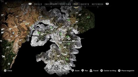 Horizon Zero Dawn Bandit Camp Locations