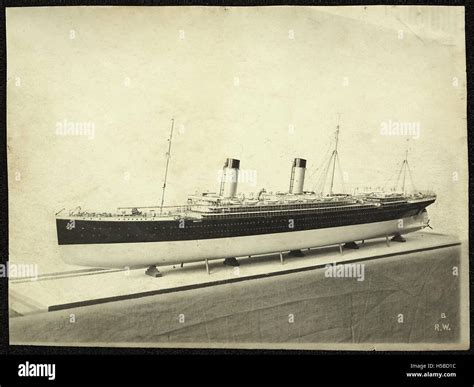 The Oceanic Ship, Model Stock Photo - Alamy