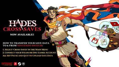 Hades update out now on Switch (version 1.0.37119), cross-saves with PC live