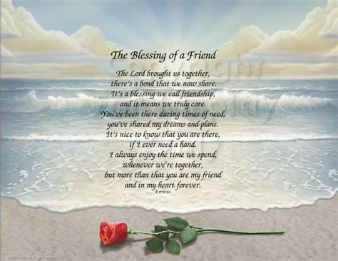 Friendship Poem Personalized Print Printed ready to Frame | Etsy | Friendship poems, Friend ...