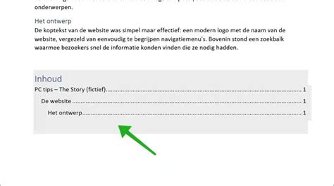 Inhoudsopgave Word maken? Zie deze 5 stappen - PC Tips