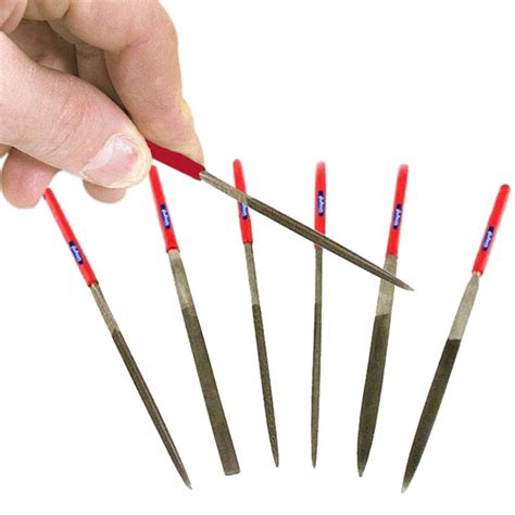 100mm Mini Needle File Set 6 Pcs Cut 2 Jewelry Beading Hobby Crafts Metal Tool - Walmart.com ...