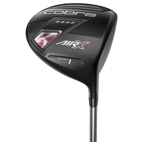 New and Used Cobra AIR-X Offset Black/Pink Driver 11.5 Degree Womens Golf Club at GlobalGolf.com