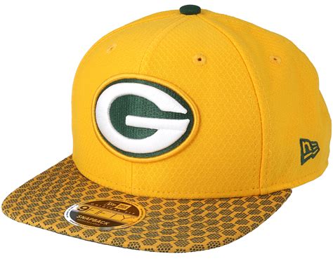 Green Bay Packers Sideline 9Fifty Yellow Snapback - New Era caps - Hatstoreworld.com