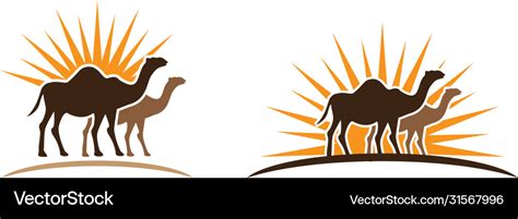 Camel logo Royalty Free Vector Image - VectorStock