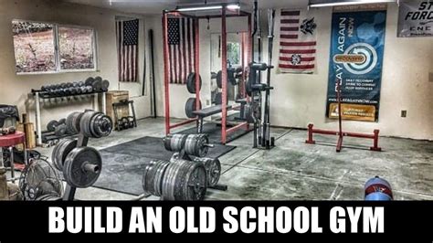 HOW TO BUILD AN OLD SCHOOL HOME GYM! EQUIPMENT AT A CHEAP PRICE - YouTube