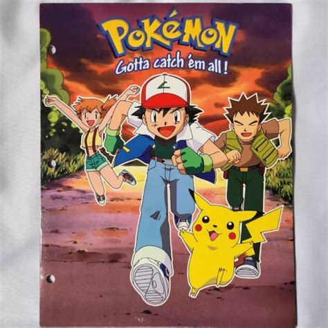 VINTAGE POKEMON CARD Storage 3 Ring Zipper Binder Gotta Catch Em All ...