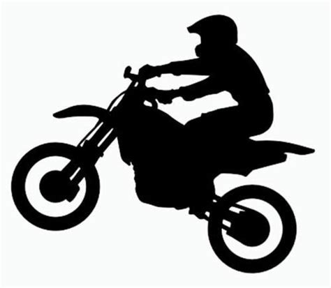 dirt bike silhouette - Recherche Google Machine Silhouette Portrait ...