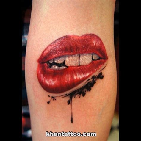 Find your next tattoo | Kiss tattoos, Lip tattoos, Lip print tattoos