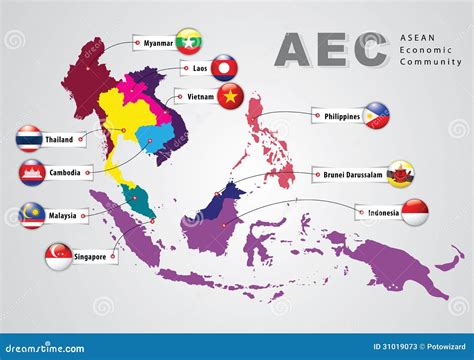 ASEAN Economic Community, AEC Stock Photos - Image: 31019073