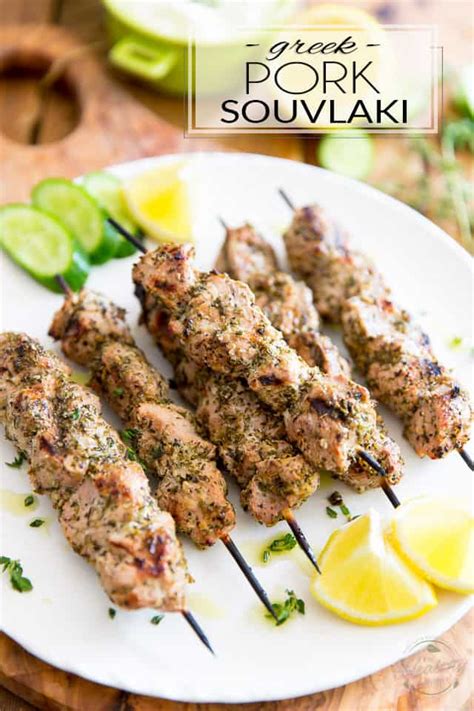 Greek Pork Souvlaki ~ foodingnews.it - All about the world of cooking!