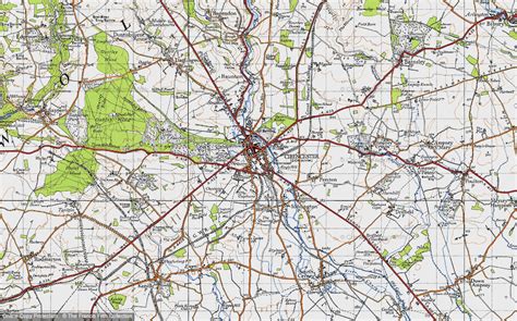 Historic Ordnance Survey Map of Cirencester, 1947