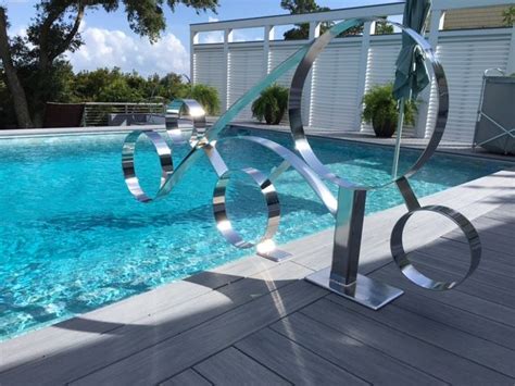 Stainless Steel Pool Rails - R Mended Metals, LLC | Pool rails, Pool, Custom pools