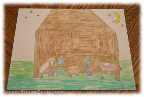 Bethlehem Scene - Susan's Homeschool Blog Susan's Homeschool Blog