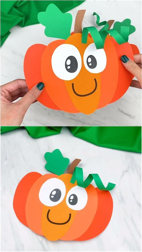 Pumpkin Craft For Kids | Preschool crafts, Kids crafts free, Fall crafts for kids