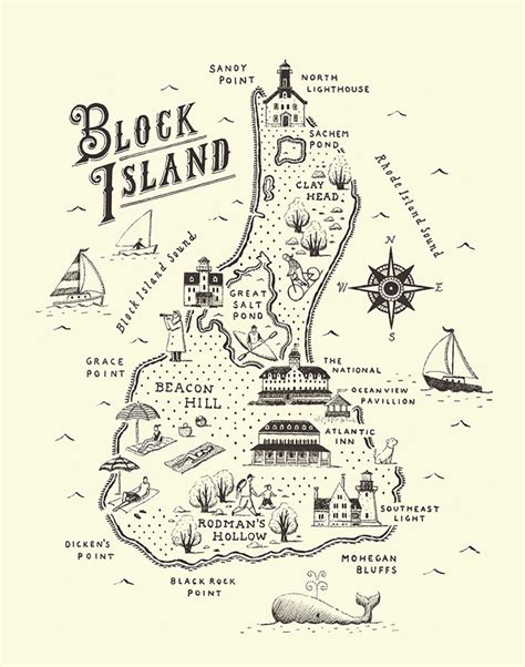 Block Island Map - www.ryanorourke.com