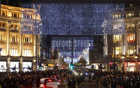 Oxford Street Christmas lights start campaign plus other London lights