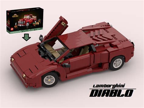 LEGO MOC Lamborghini Diablo by CreationCaravan (Brad Barber ...