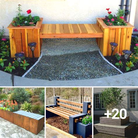 20 DIY Planter Bench Ideas - BIENTIN