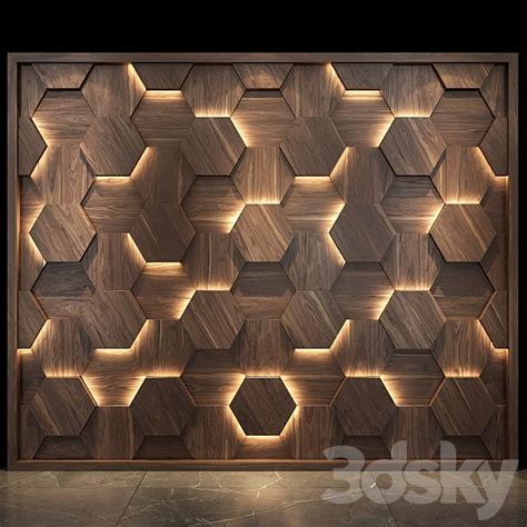 3d models - download 3dsky.org | Modern wall paneling, Wall panel ...