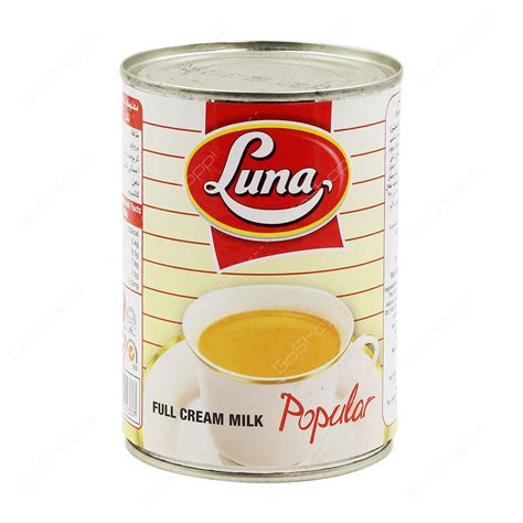 Luna Popular Full Cream Milk 410 g - Buy Online