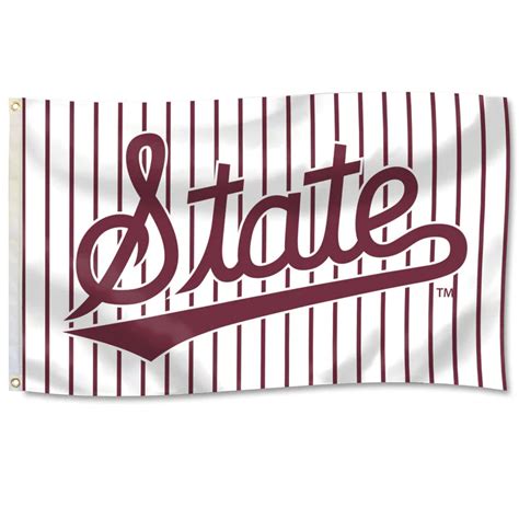 State Script Pinstripe Flag – University Screenprint Inc