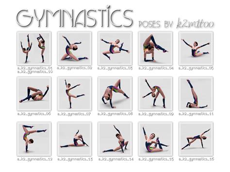 My Sims 3 Blog: Gymnastics Poses by k2m1too