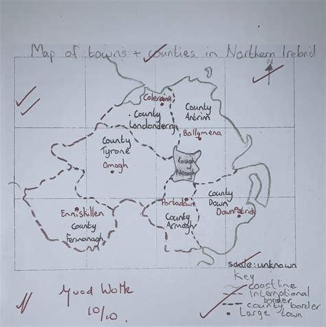 Towns and Counties Map – Ballymena Academy