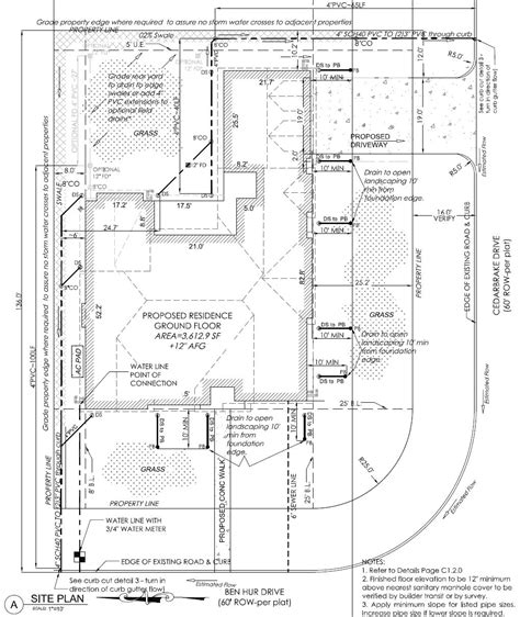 Site Drainage Plan - Best Drain Photos Primagem.Org