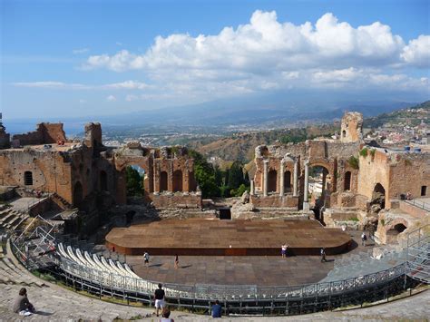 Visiting the Ancient Greek Theatre of Taormina, Sicily | Ancient greek theatre, Taormina ...