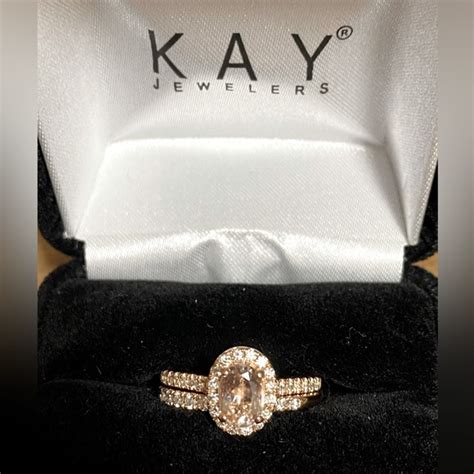 Kay Jewelers | Jewelry | Kay Jewelers Rose Gold Morganite And Diamond Engagement Ring With ...