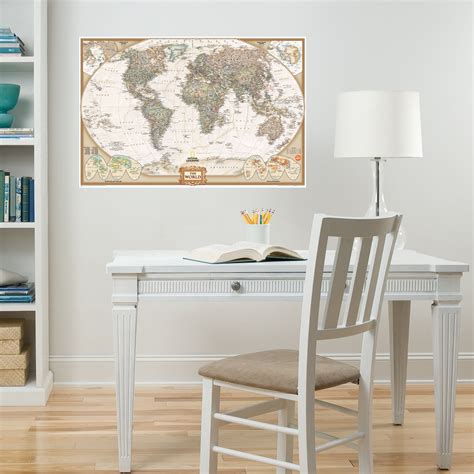 WallPops! Wall Art Kit National Geographic World Map Wall Mural & Reviews | Wayfair