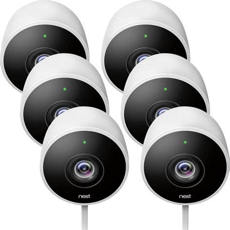 Nest Cam Outdoor 1080p Wi-Fi Network Surveillance Cameras 6-Pack - Best Buy