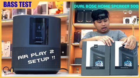 Bose Home Speaker 500 soundtest | Connect 2 speaker - Airplay 2 setup - YouTube