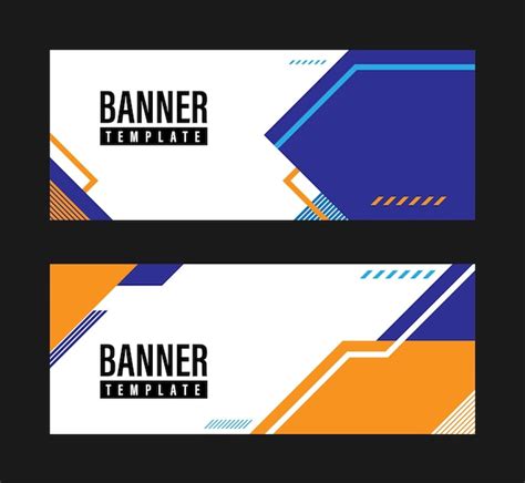 Premium Vector | Abstract background geometric business banner template vector