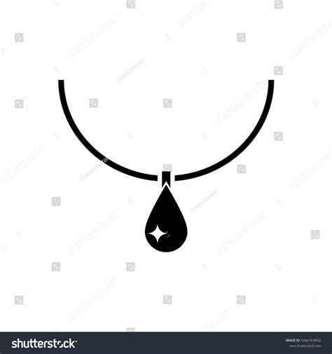 Necklace Icon Logo Isolated On White Stock Vector (Royalty Free ...