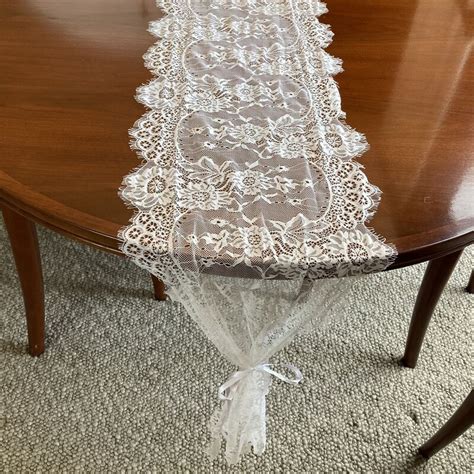 Table Runners - Ivory Lace | Wedding Decor for Hire