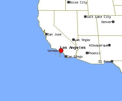 Vernon Profile | Vernon CA | Population, Crime, Map