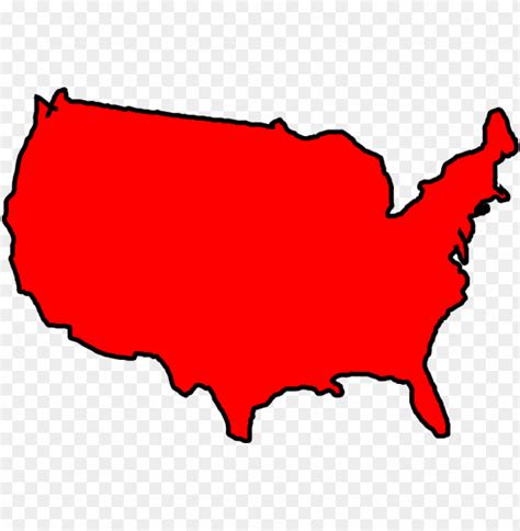 Usa Map Clipart