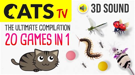 CATS TV - The ULTIMATE Games Compilation (20 in 1) 3 HOURS - YouTube