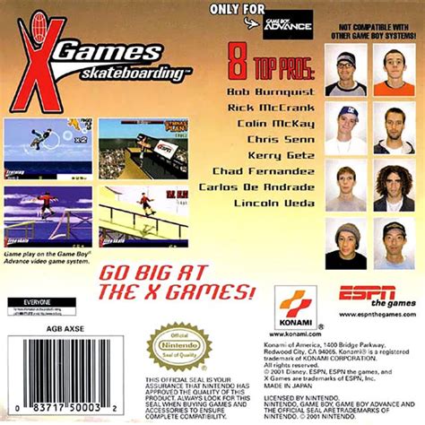 ESPN X Games Skateboarding Box Shot for PlayStation 2 - GameFAQs