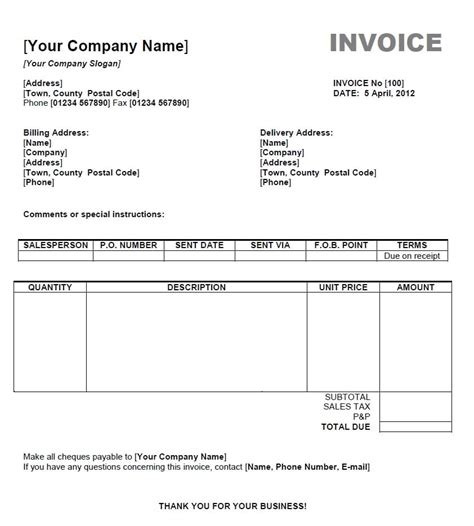 microsoft invoice templates mac — excelxo.com