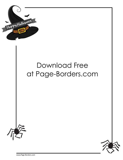 Free Halloween Border Printables | Customize Onine