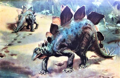 Stegosaurus featuring the dreaded thagomizer | Painting by Z… | Flickr