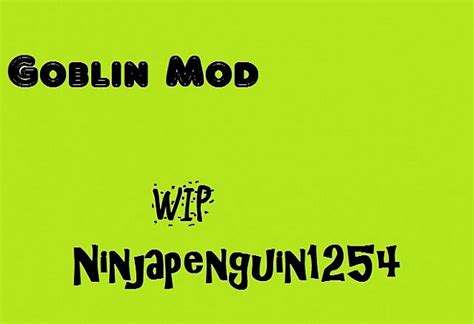 Goblin Mod [1.4.5][Modloader orForge] Minecraft Mod