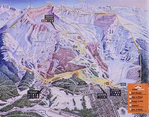 Alyeska Ski Area Trail Map