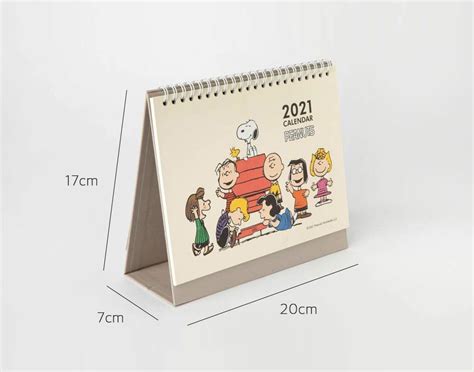 snoopy 2021 calendar (10x10), Hobbies & Toys, Stationery & Craft ...