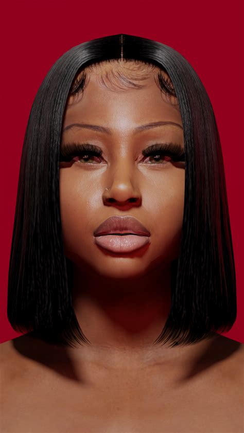 ' S A P H I R E ' S K I N | KingBlackCinema in 2024 | Sims hair, The ...