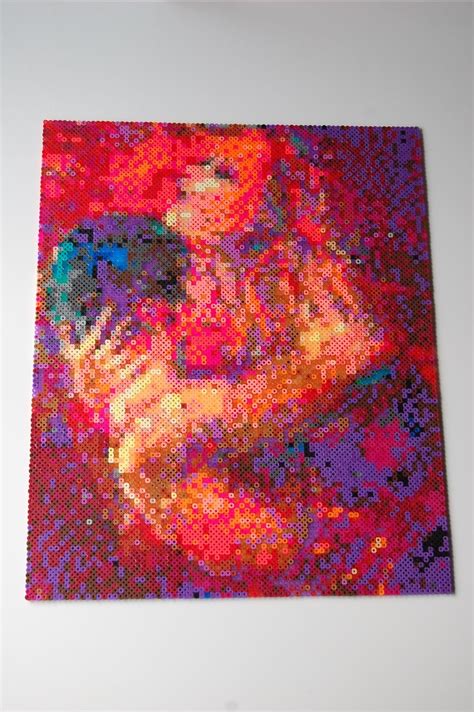 make love perler bead art made by me - amanda wasend | Perler bead art, Perler art, Perler beads